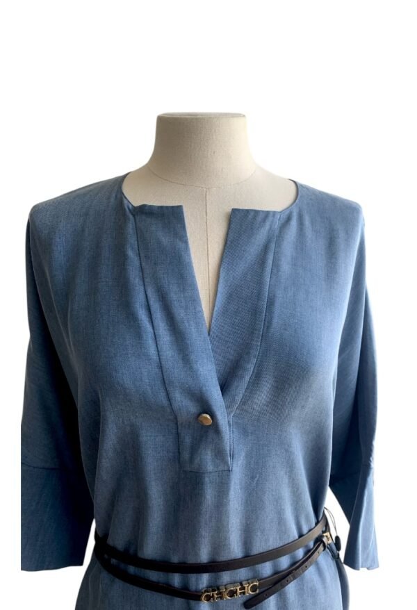 CAROLINA HERRERA - DENIM DRESS - Image 2